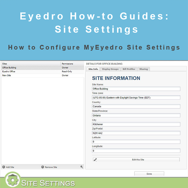 How to Configure Site Settings